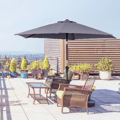 Outsunny-Ombrellone-da-Giardino-2-7x2-4-m-Inclinabile-con-Manovella-in-Alluminio-e-Poliestere-Grigio-e-Nero