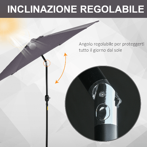 Outsunny-Ombrellone-da-Giardino-2-7x2-4-m-Inclinabile-con-Manovella-in-Alluminio-e-Poliestere-Grigio-e-Nero
