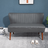 HOMCOM-Divano-a-2-Posti-con-Telaio-in-Legno-e-Rivestimento-in-Pelle-Sintetica-Grigio