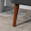 HOMCOM-Divano-a-2-Posti-con-Telaio-in-Legno-e-Rivestimento-in-Pelle-Sintetica-Grigio