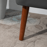 HOMCOM-Divano-a-2-Posti-con-Telaio-in-Legno-e-Rivestimento-in-Pelle-Sintetica-Grigio