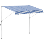 Outsunny-Tenda-da-Sole-a-Bracci-3x1-5m-con-Manovella-e-Struttura-Telescopica-Bianco-e-Blu