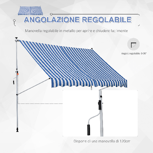Outsunny-Tenda-da-Sole-a-Bracci-3x1-5m-con-Manovella-e-Struttura-Telescopica-Bianco-e-Blu