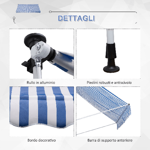 Outsunny-Tenda-da-Sole-a-Bracci-3x1-5m-con-Manovella-e-Struttura-Telescopica-Bianco-e-Blu