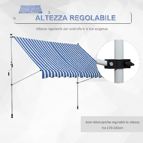 Outsunny-Tenda-da-Sole-a-Bracci-3x1-5m-con-Manovella-e-Struttura-Telescopica-Bianco-e-Blu