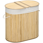 HOMCOM-Cesto-Portabiancheria-a-2-Sezioni-2-Coperchi-e-Capacita-100L-con-Sacca-Interna-Removibile-62-5x37x60-5-cm