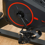 HOMCOM-Cyclette-per-Allenamento-Aerobico-con-Display-LCD-Resistenza-Regolabile-Voltano-6-kg-Nero-e-Rosso