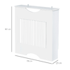 HOMCOM-Copritermosifone-Bianco-in-MDF-con-Piano-d-Appoggio-e-Design-Antiribaltamento-78x19x82-cm
