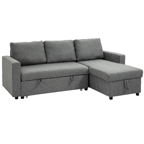 HOMCOM-Divano-Letto-3-Posti-e-Penisola-con-Contenitore-Rivestimento-Tessuto-Effetto-Lino-211-5x146x85cm