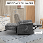 HOMCOM-Poltrona-Relax-Alzapersona-Reclinabile-con-Poggiapiedi-Rivestimento-in-Tessuto-Grigio
