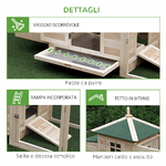 PawHut-Pollaio-da-Giardino-Prefabbricato-in-Legno-196x76x97cm-Color-Legno