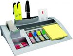 Post-It-Desktop-Organizer-C50-dispenser-per-foglio-appunti-Argento