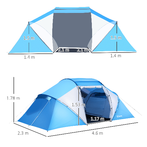 Outsunny-Tenda-da-Campeggio-per-6-Persone-con-Ampio-Vestibolo-430-240-170cm-Bianco-e-Azzurro