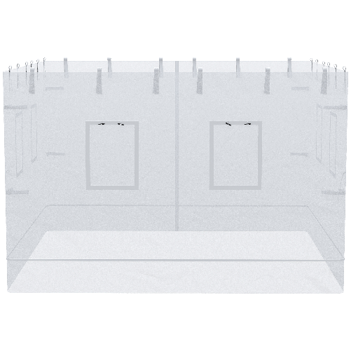 Outsunny-Parete-per-Gazebo-3x3-in-Nylon-Set-3-Pezzi-Zanzariera-con-6-Finestre-e-Porta-con-Cerniera-300Lx195-cm