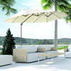 Outsunny-Ombrellone-Doppio-in-Acciaio-e-Poliestere-Anti-UV-Impermeabile-440x270x250cm-Beige