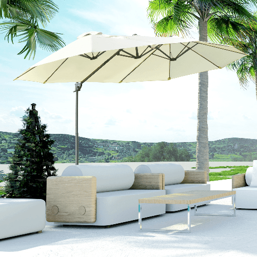 Outsunny-Ombrellone-Doppio-in-Acciaio-e-Poliestere-Anti-UV-Impermeabile-440x270x250cm-Beige