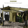 Outsunny-Carrello-da-Giardino-125L-Pieghevole-con-Maniglia-e-5-Sacche-108x55x93-cm-Verde