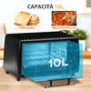 HOMCOM-Fornetto-Elettrico-10L-con-Temperatura-Regolabile-e-Timer-750W-36-5x26x22-cm-Nero