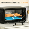 HOMCOM-Fornetto-Elettrico-10L-con-Temperatura-Regolabile-e-Timer-750W-36-5x26x22-cm-Nero