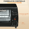 HOMCOM-Fornetto-Elettrico-10L-con-Temperatura-Regolabile-e-Timer-750W-36-5x26x22-cm-Nero