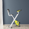HOMCOM-Cyclette-Pieghevole-da-Fitness-in-Acciaio-con-Altezza-Regolabile-Resistenza-Magnetica-a-8-Livelli-Schermo-LCD---Gialla