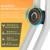 HOMCOM-Cyclette-Pieghevole-da-Fitness-in-Acciaio-con-Altezza-Regolabile-Resistenza-Magnetica-a-8-Livelli-Schermo-LCD---Gialla