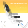 HOMCOM-Cyclette-Pieghevole-da-Fitness-in-Acciaio-con-Altezza-Regolabile-Resistenza-Magnetica-a-8-Livelli-Schermo-LCD---Gialla