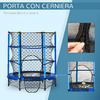 HOMCOM-Tappeto-Elastico-per-Bambini-3-6-Anni-con-Rete-Bordo-Imbottito-e-Corde-Elastiche-Trampolino-da-Giardino--140x160cm-Blu-e-Nero