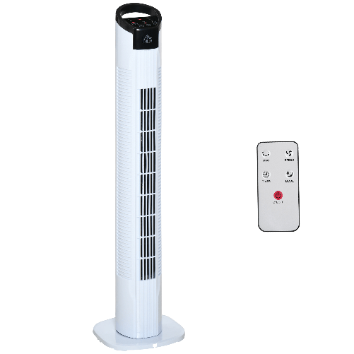 HOMCOM-Ventilatore-a-Colonna-con-Telecomando-a-5m-Oscillante-70--3-Funzioni-e-3-Velocita-Schermo-LED-e-Timer-7-5h-50W--20x78-5cm