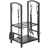 Outsunny-Portalegna-con-Set-Attrezzi-per-il-Camino-in-Acciaio-Nero-40-x-30-x-74-5cm