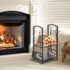 Outsunny-Portalegna-con-Set-Attrezzi-per-il-Camino-in-Acciaio-Nero-40-x-30-x-74-5cm
