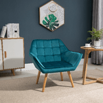 HOMCOM-Poltroncina-da-Camera-Design-Scandinavo-Poltrona-in-Velluto-e-Legno-Color-Petrolio-per-Soggiorno-o-Ufficio-64x62x72-5cm