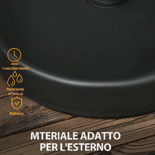 Outsunny-Base-per-Ombrellone-da-Giardino-in-Plastica-PP-max-18kg-di-Peso--45x33-cm-Nero