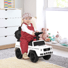 HOMCOM-Macchina-a-Spinta-per-Bambini-Macchina-Giocattolo-Cavalcabile-Passeggino-con-Tettuccio-Mercedes-Benz-G350-Bianco