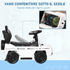 HOMCOM-Macchina-a-Spinta-per-Bambini-Macchina-Giocattolo-Cavalcabile-Passeggino-con-Tettuccio-Mercedes-Benz-G350-Bianco