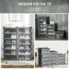 HOMCOM-Mobile-Scarpiera-Modulare-Salvaspazio-12-Cubi-45x35x16-cm-in-Acciaio-e-PP-Nero-e-Bianco