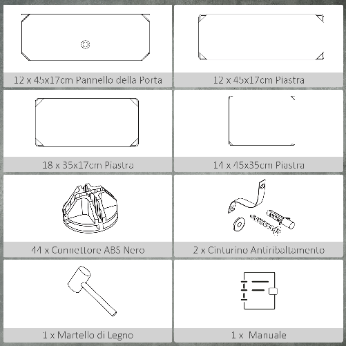 HOMCOM-Mobile-Scarpiera-Modulare-Salvaspazio-12-Cubi-45x35x16-cm-in-Acciaio-e-PP-Nero-e-Bianco