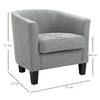 HOMCOM-Poltrona-Moderna-Imbottita-con-Seduta-Profonda-Poltroncina-da-Camera-e-Soggiorno-75x72x74cm-Grigio