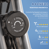 HOMCOM-Cyclette-Pieghevole-2-in-1-Resistenza-Magnetica-Regolabile-8-Livelli-Bici-da-Fitness-con-Sensore-di-Frequenza-Cardiaca-Elastici-per-Braccia-Schermo-LCD-Volano-2-5kg-Grigio