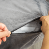 PawHut-Cuccia-per-Cani-Imbottita-con-Bordi-Rialzati-e-Rivestimento-Sfoderabile-132x89x28cm-Grigio-Scuro