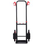 Durhand-Carrello-Portapacchi-Carichi-Pesanti-Pieghevole-in-Metallo-con-6-Ruote-per-Scale-Carico-Massimo-150kg