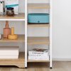 HOMCOM-Scaffale-da-Cucina-Salvaspazio-Stile-Industriale-struttura-in-Metallo-e-Legno---Legno