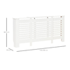 HOMCOM-Mobile-Copricalorifero-Larghezza-Regolabile-e-Mensola-Superiore-in-MDF-e-Legno---Bianco