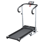 HomCom Tapis Roulant Elettrico Salvaspazio Pieghevole e Richiudibile Velocità 10km/h con Schermo LCD