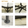 Outsunny-Gazebo-da-Giardino-4x3m-con-Zanzariera-e-Doppio-Tetto-in-Alluminio-e-Poliestere-Beige