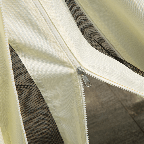 Outsunny-Gazebo-da-Giardino-4x3m-con-Zanzariera-e-Doppio-Tetto-in-Alluminio-e-Poliestere-Beige