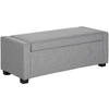 HOMCOM-Panca-Fondoletto-con-Vano-Contenitore-in-Tessuto-120x50x44cm---Grigio
