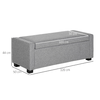 HOMCOM-Panca-Fondoletto-con-Vano-Contenitore-in-Tessuto-120x50x44cm---Grigio