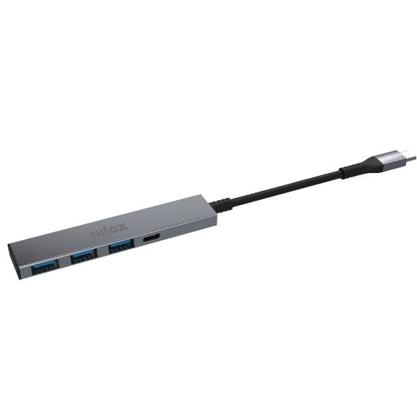 Nilox-NXHUBUSBC02-hub-di-interfaccia-USB-3.2-Gen-1--3.1-Gen-1--Type-A---Type-C-625-Mbit-s