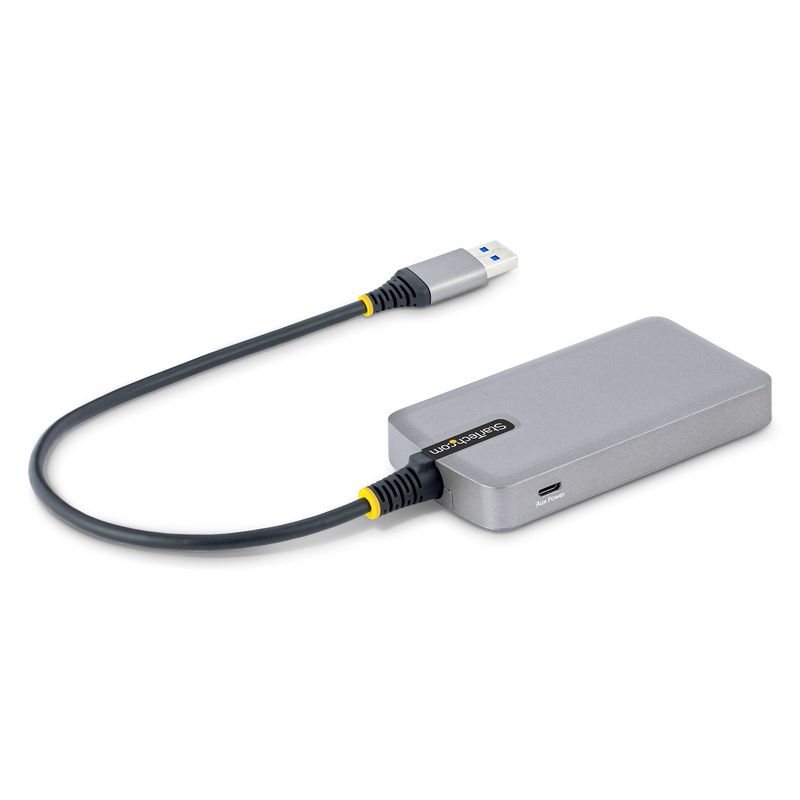 StarTech.com-Hub-USB-con-Ethernet-a-3-porte---Hub-USB-3.0-5Gbps-alimentato-da-bus----Hub-splitter-USB-A-a-3x-USB-A-RJ45-per-desktop-notebook-con-alimentazione-opzionale---Cavo-30-cm--5G4AB-USB-A-HUB-